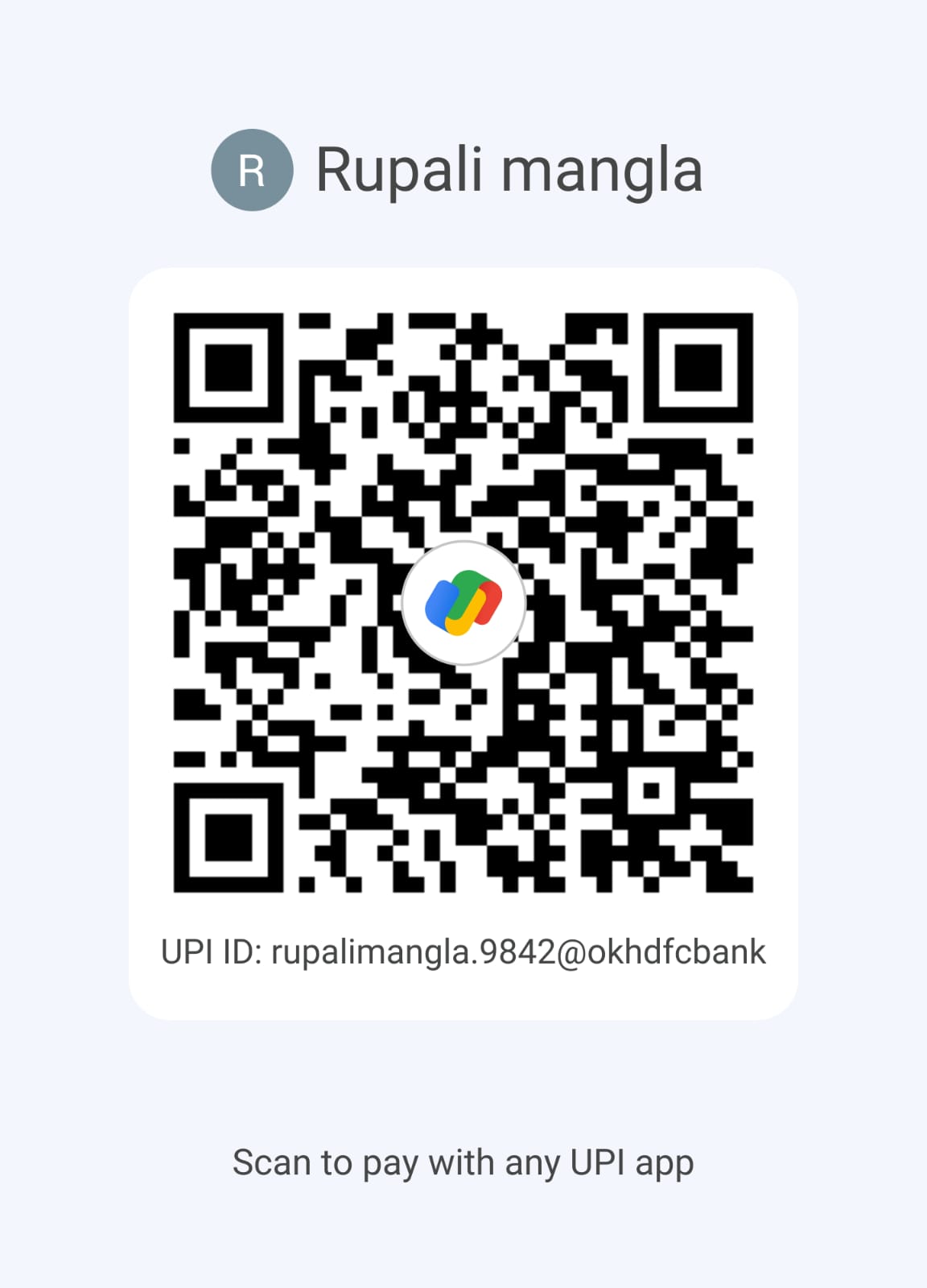 Google Pay QR Code